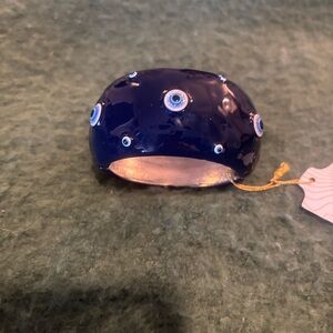 Eye Candy Deep Blue Bracelet with Eye Accents